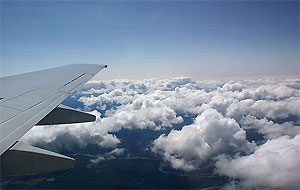 Westjet In-Flight Suspension through Cloud